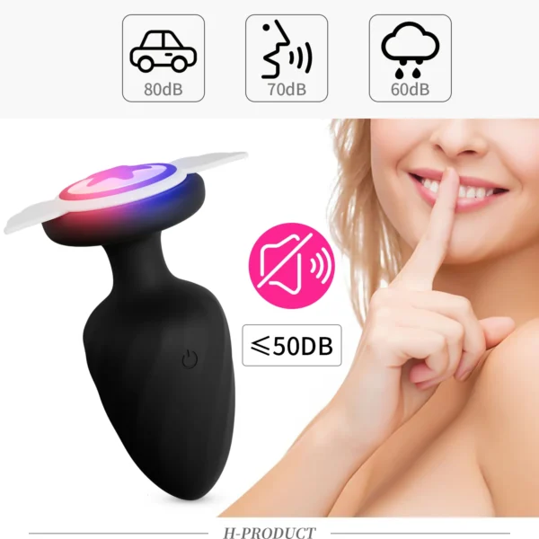 Wings LED Remote-Control Personal Massager | Waterproof Rechargeable Design