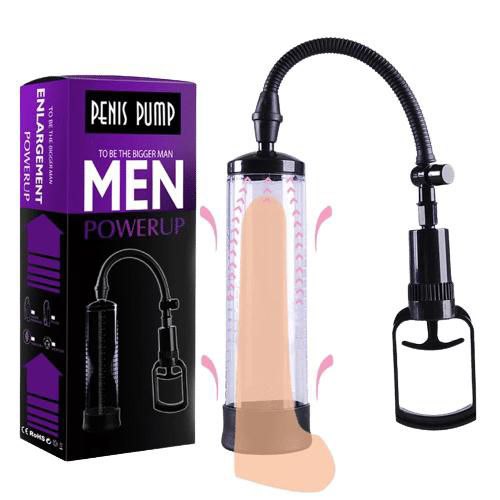 Manual Vacuum Pump for Men with Silicone Comfort Sleeve