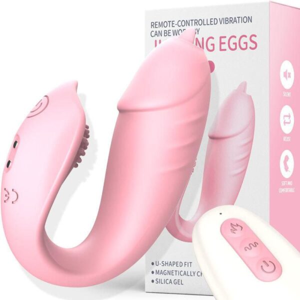 Chingari Muse Jump Egg Wearable Personal Massager with Remote Control & Heating Function – 10 Vibration Modes
