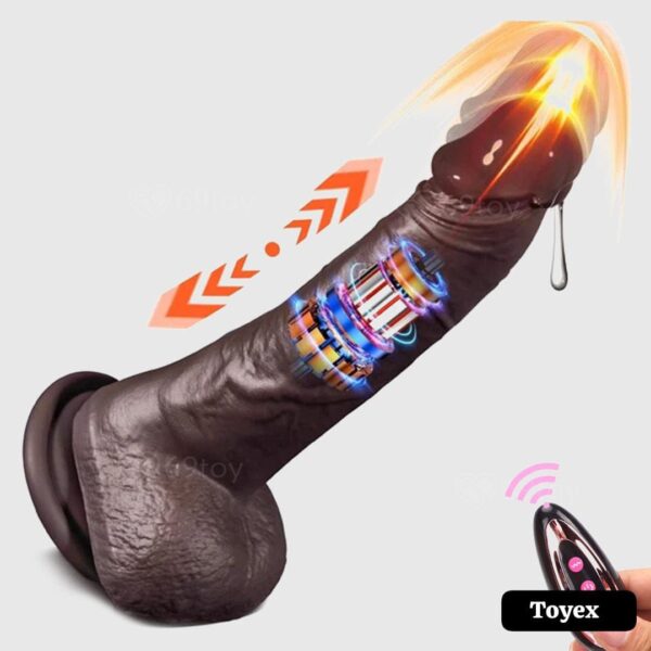 Chingari Muse 11" Remote-Controlled Rechargeable Silicone Device