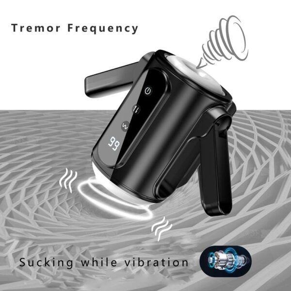 Monster Charging Digital Display Masturbator – Advanced Rechargeable Toy