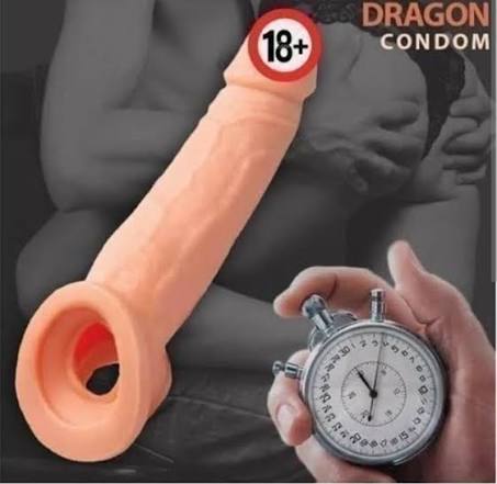 Dragon Sleeve Penis Enhancement Condom – Reusable & Washable Silicone Sleeve