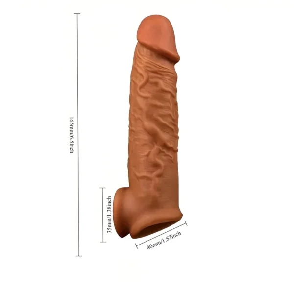 Chingarimuse Dragon Silicone Sleeve 6 Inch – Reusable Textured Enhancer